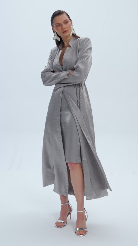 ASMA OVERCOAT DRESS